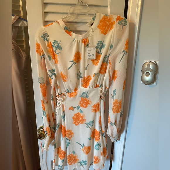 NWT Free People Chiffon dress - Picture 1 of 2